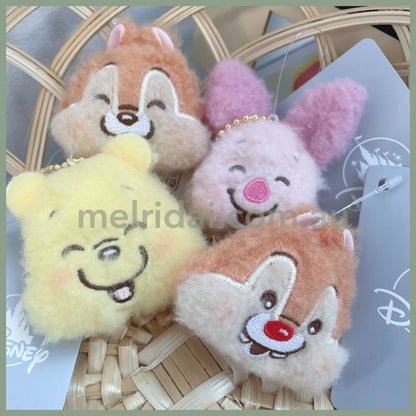 Disney | Mascot Holder Keychain Face Illustrated By Lommy 10.5Cm 东京迪士尼 可爱表情 大头 毛绒玩偶挂件/钥匙链/包挂