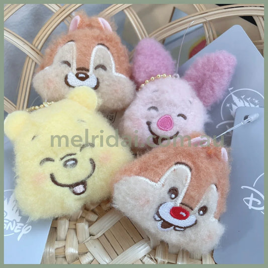 Disney | Mascot Holder Keychain Face Illustrated By Lommy 10.5Cm 东京迪士尼 可爱表情 大头 毛绒玩偶挂件/钥匙链/包挂