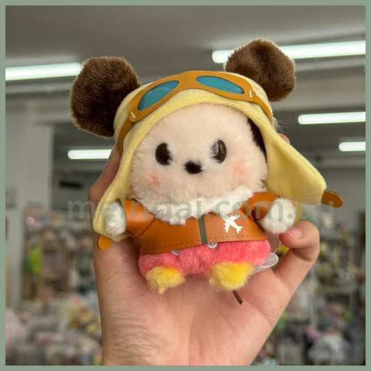 Disney | Mickey Mouse Plush Toy Urupocha-Chan Pilot 12×9×8Cm (Haneda Airport Limited Collection)