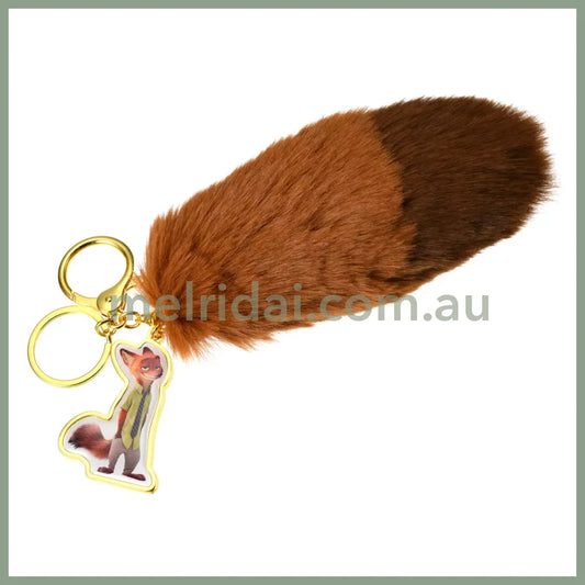 Disney | Nick Wilde Keychain Zootopia Tail Keycharm/Keychain Approx.19(Cm) 东京迪士尼 狐狸尼克 尾巴毛绒挂件/钥匙链/包挂