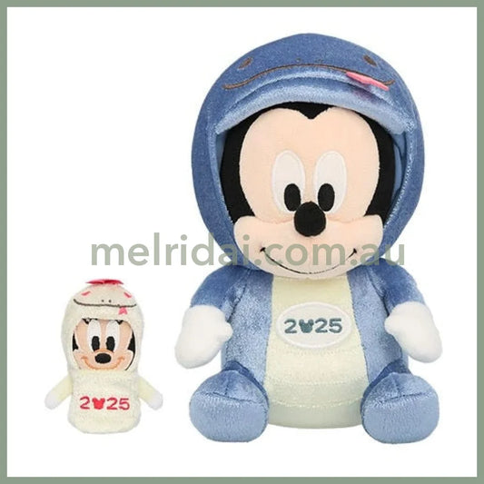 Disney | Tokyo Disneyland Mickey Mouse Plush Doll With Minnie Finger Puppet (2025 Zodiac Lucky