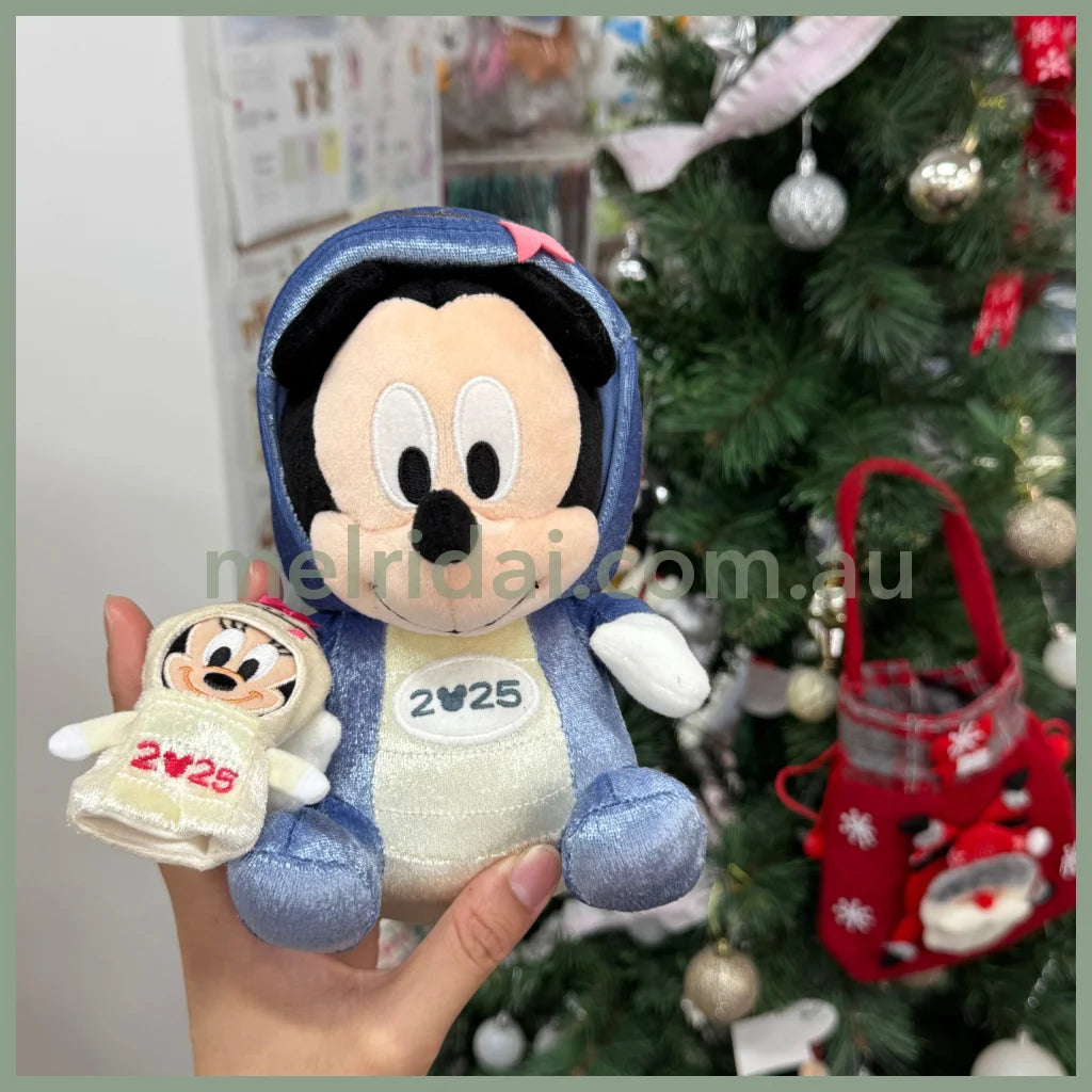 Disney | Tokyo Disneyland Mickey Mouse Plush Doll With Minnie Finger Puppet (2025 Zodiac Lucky