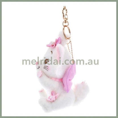 Disney | Tokyo Disney Store Marie Cat Plush Keychain Mascot Holder 15.5×10×11.5Cm (Sakura 2025)