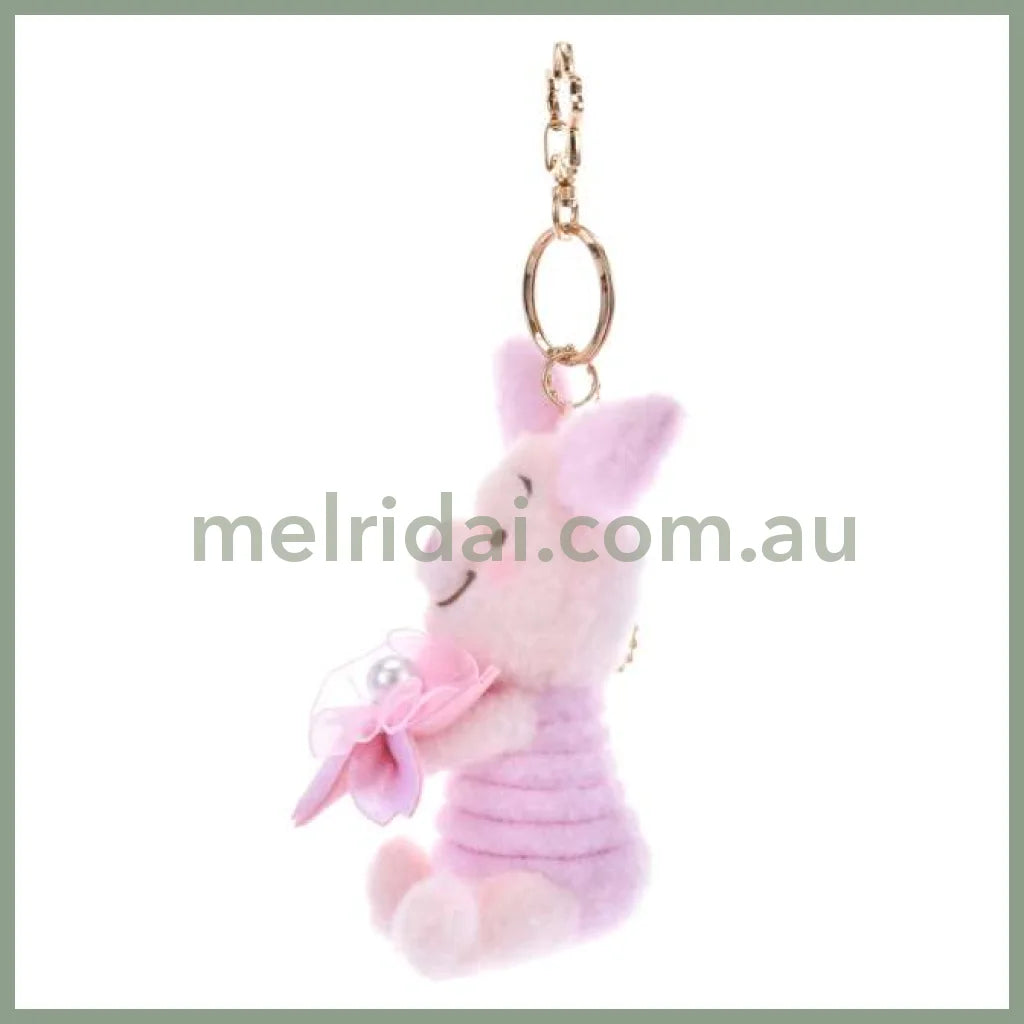 Disney | Tokyo Disney Store Winnie The Pooh Piglet Plush Keychain Mascot Holder 12.5×7.5×7.5Cm