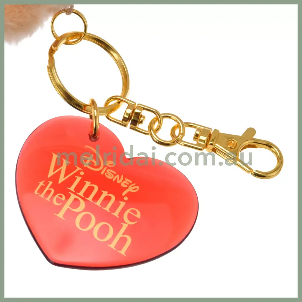 Disney | Tokyo Disney Store Winnie The Pooh Plush Keychain Mascot Holder 16.5×7.5×7Cm (Chocolate