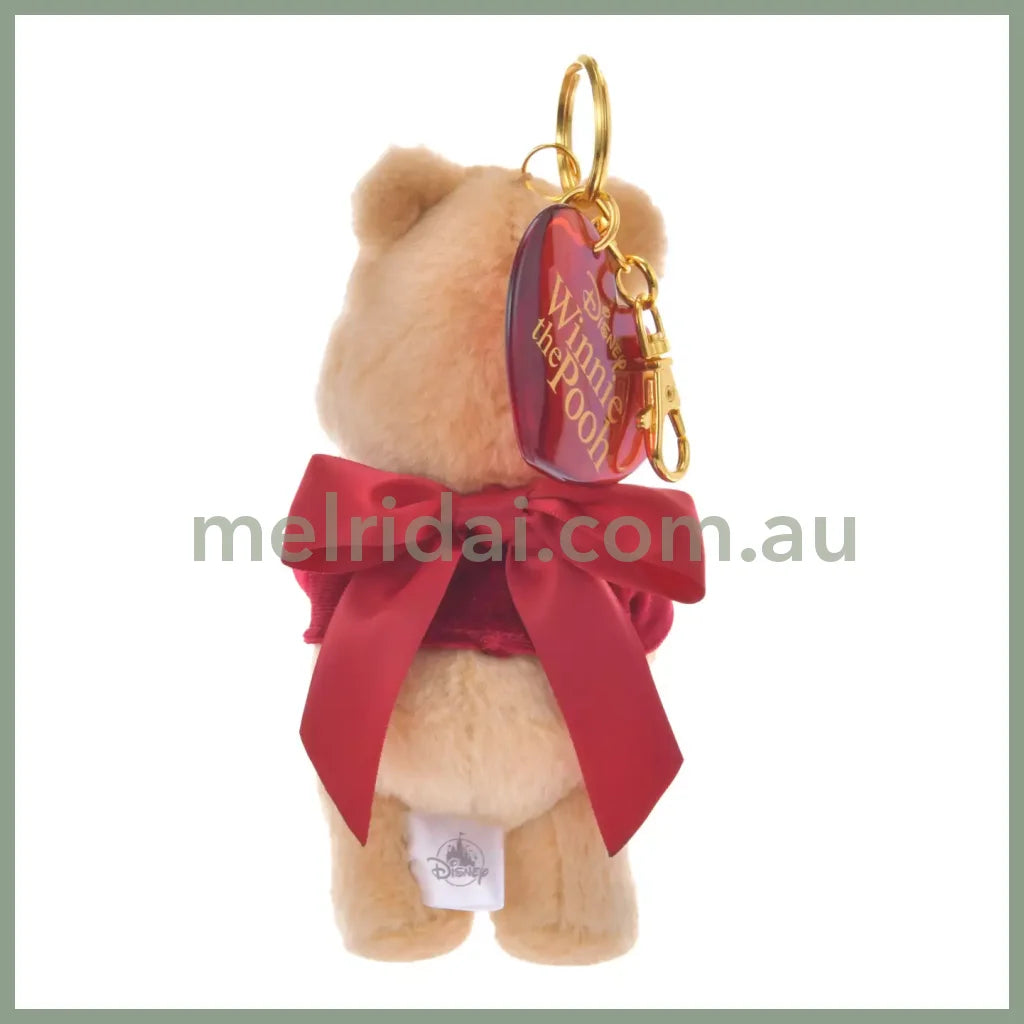 Disney | Tokyo Disney Store Winnie The Pooh Plush Keychain Mascot Holder 16.5×7.5×7Cm (Chocolate