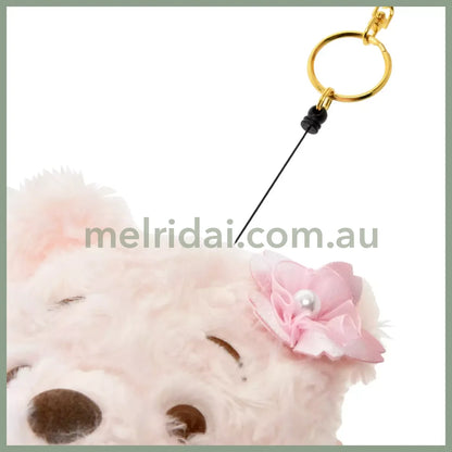 Disney | Tokyo Disney Store Winnie The Pooh Plush Pass Case Reel Keychain 15×14×9Cm (Sakura 2025)