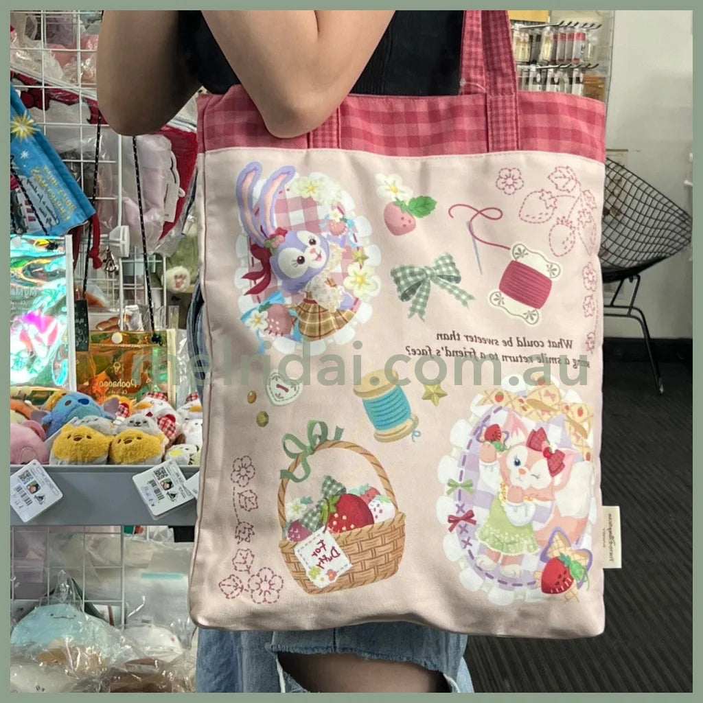 Disney | Tokyodisneysea Heartfelt Strawberry Gift Tote Bag 东京迪士尼 情人节草莓限定 双面托特包/单肩包