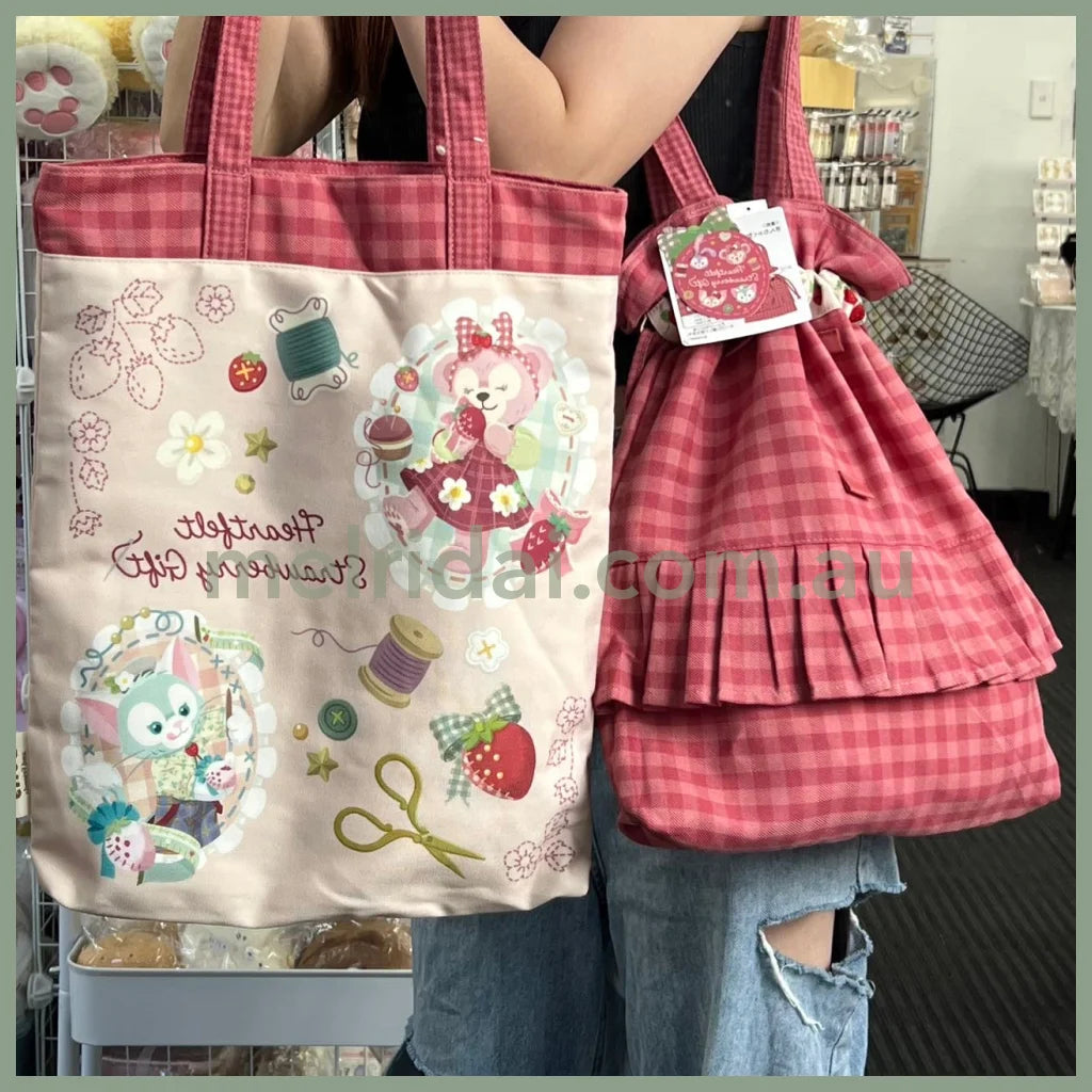 Disney | Tokyodisneysea Heartfelt Strawberry Gift Tote Bag 东京迪士尼 情人节草莓限定 双面托特包/单肩包