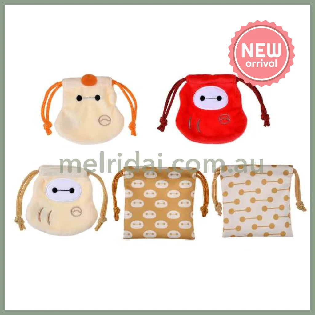 Disney | Tokyodisneystore Baymax Secret Drawstring Bag 13×13.5×1Cm (New Year 2025)