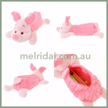 Disney | Tokyodisneystore Fluffy Pencase Pouch/Pencil Case 12×17×32(Cm) / Piglet