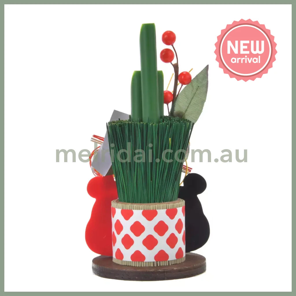 Disney | Tokyodisneystore Mickey Mouse And Minnie Kadomatsu (New Year 2025 - Daruma)