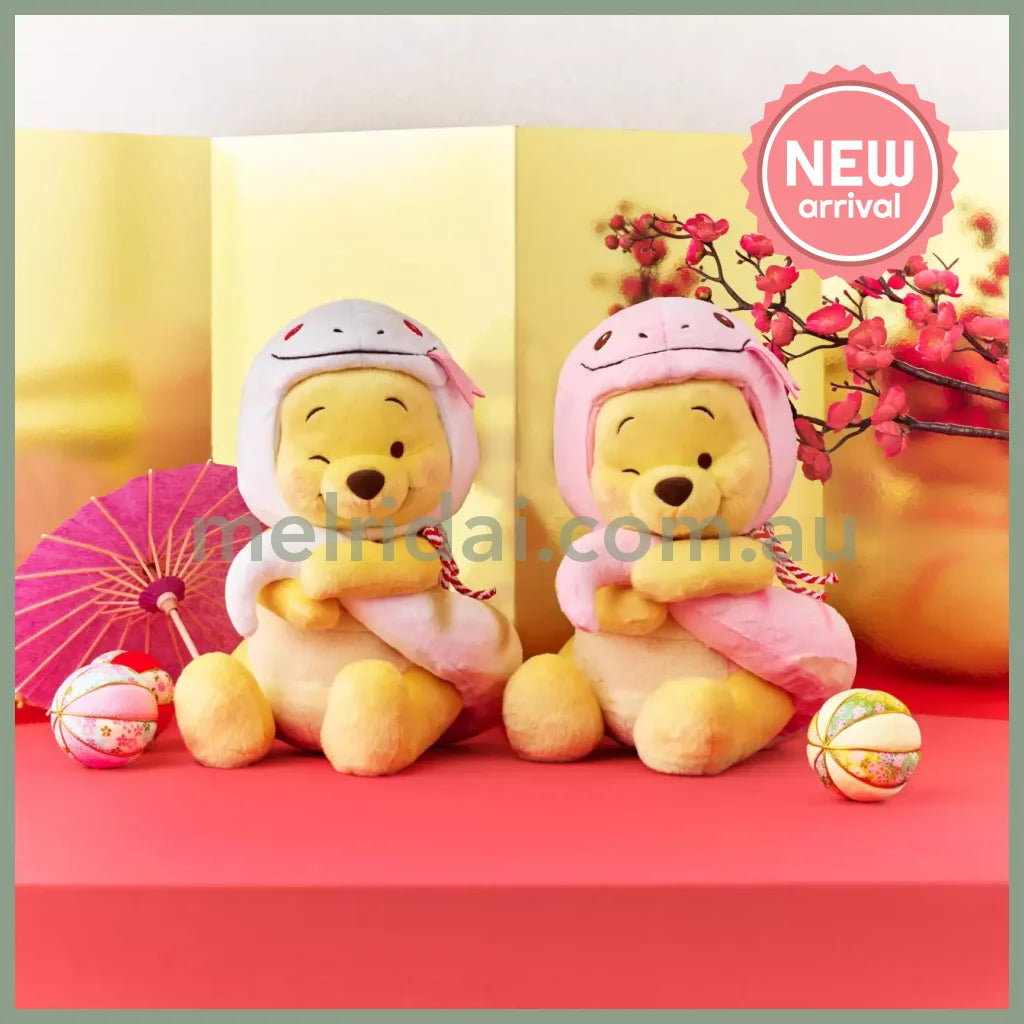 Disney | Tokyodisneystore Pink Winnie The Pooh Plush Toy M 36 X 26 Cm (New Year 2025 Zodiac Lucky