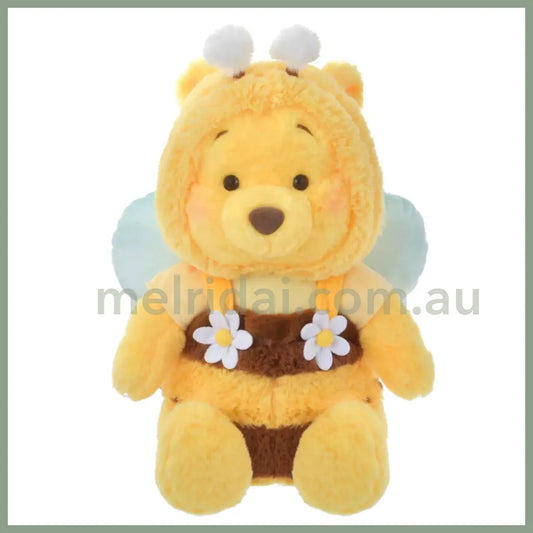 Disney | Tokyodisneystore Winnie The Pooh Fluffy Plush Doll M Yellow 2024 Limited 39×28×22Cm