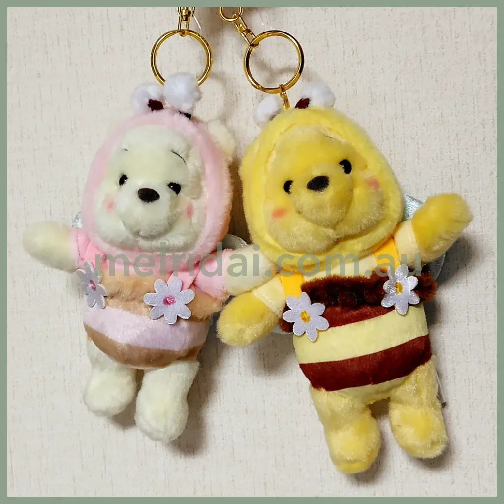 Disney | Tokyodisneystore Winnie The Pooh Keychain Plush Mascot Holder 19×13.5×8Cm (Honey Day)