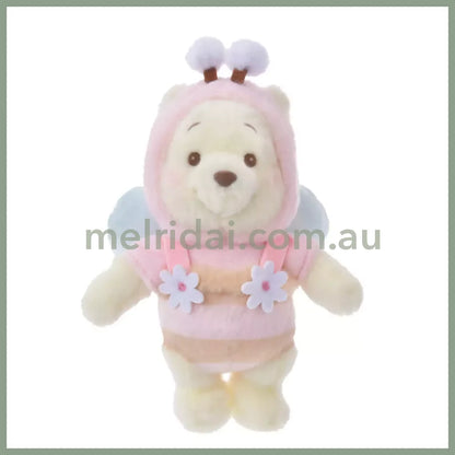 Disney | Tokyodisneystore Winnie The Pooh Keychain Plush Mascot Holder 19×13.5×8Cm (Honey Day) Pink