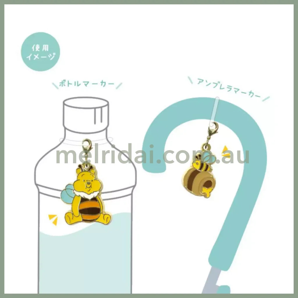 Disney | Tokyodisneystore Winnie The Pooh Keycharm 东京迪士尼 维尼小熊/噗噗 拉链扣Set