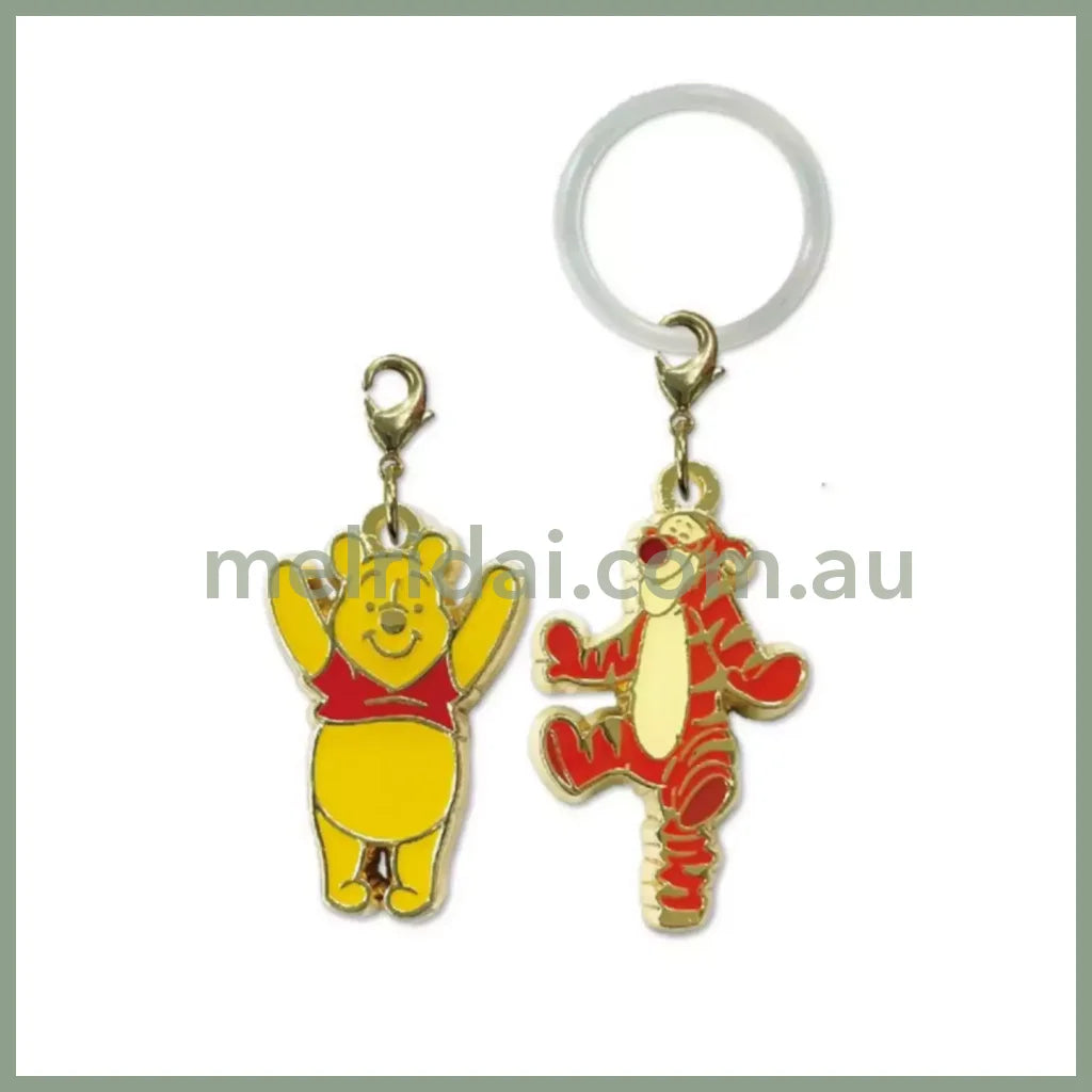 Disney | Tokyodisneystore Winnie The Pooh Keycharm 东京迪士尼 维尼小熊/噗噗 拉链扣Set 噗噗&跳跳虎