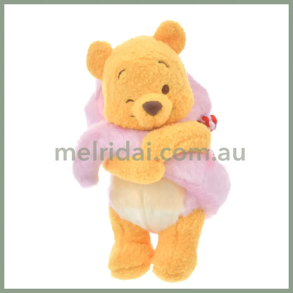 Disney | Tokyodisneystore Winnie The Pooh (Pink) Plush Keychain Mascot Holder 8 X 12 Cm (New Year