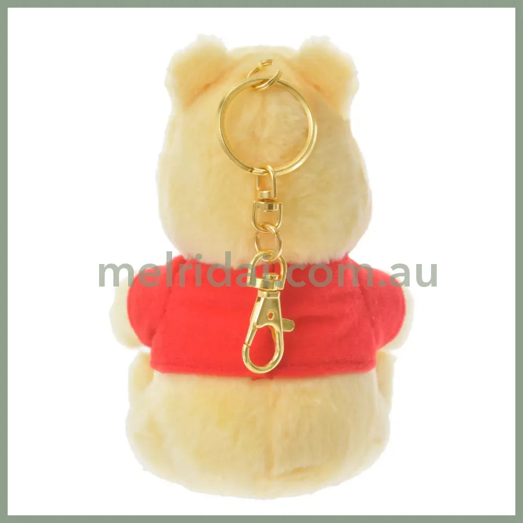 Disney | Tokyodisneystore Winnie The Pooh Plush Keychain 14×9.5×11.5Cm (Straw Hat)