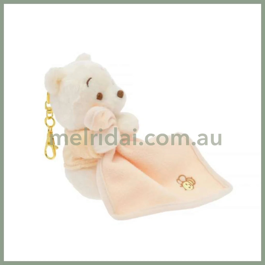 Disney | Tokyodisneystore Winnie The Pooh Plush Keychain Honey Milk Bag Approx.15Cm (White Pooh) //