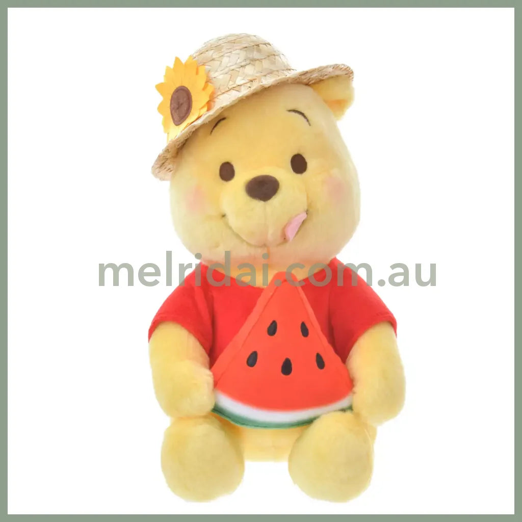 Disney | Tokyodisneystore Winnie The Pooh Plush Toy (Straw Hat) 维尼小熊/噗噗26×14.5×18Cm