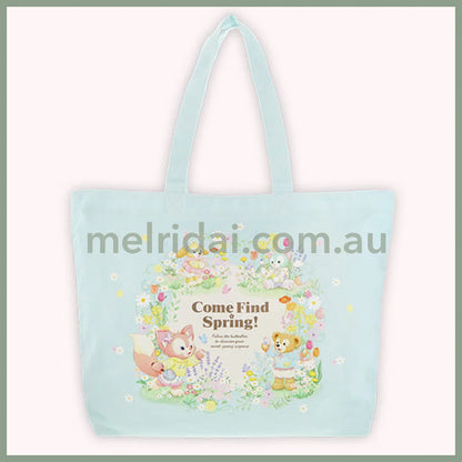 Disney | Tote Bag 42×58×14Cm (Come Find Spring!) 东京迪士尼 超大容量单肩包/托特包（春日系列）