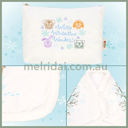 Disney | White Wintertime Wonders Blanket & Pouch +