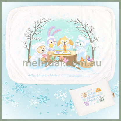 Disney | White Wintertime Wonders Blanket & Pouch +