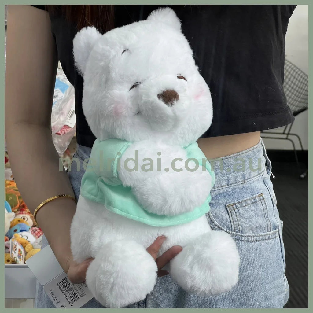 Disney | Winnie The Pooh Hug Plush Doll 29 × 16 19Cm 东京迪士尼 白色毛绒玩偶/公仔 笑眯眯