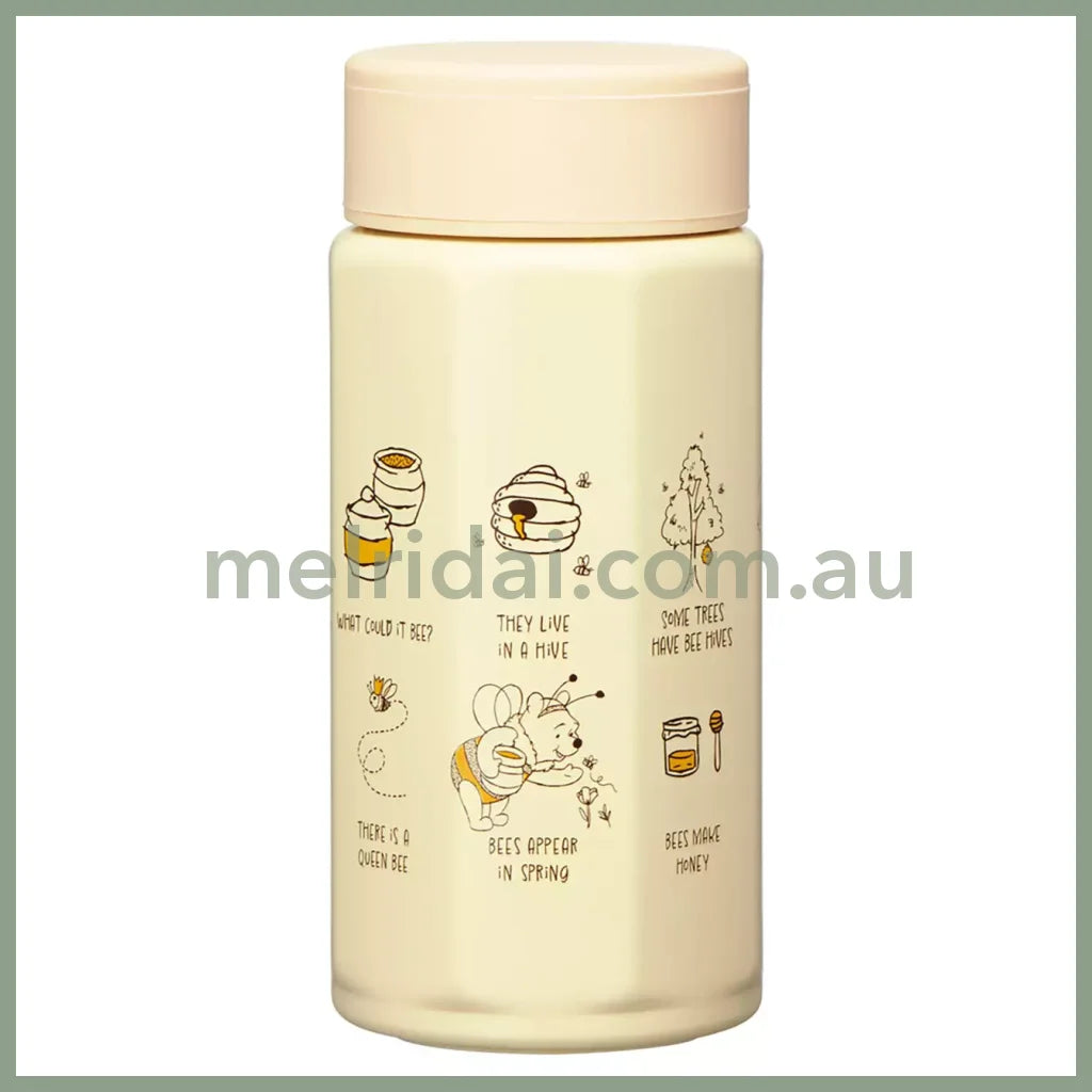 Disney | Winnie The Pooh Octagonal Stainless Bottle 350Ml 东京迪士尼 维尼小熊/噗噗 八角形不锈钢保温杯/防滑杯底