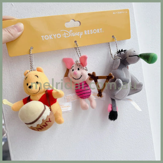 Disney | Winnie The Pooh With Piglet And Eeyore Keychain Set /