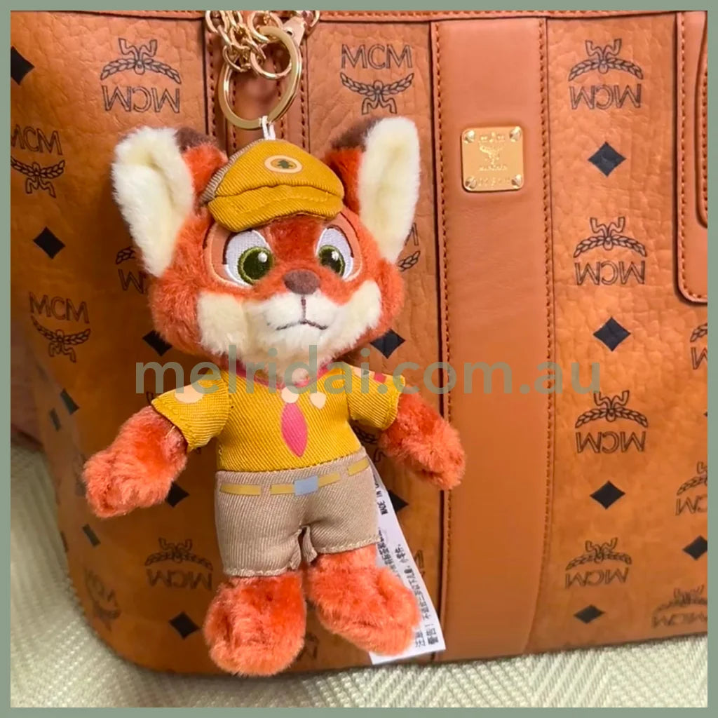 Disney | Young Nick Wilde Plush Keychain Mascot Holder 10Cm X 8Cm 7Cm (Zootopia)