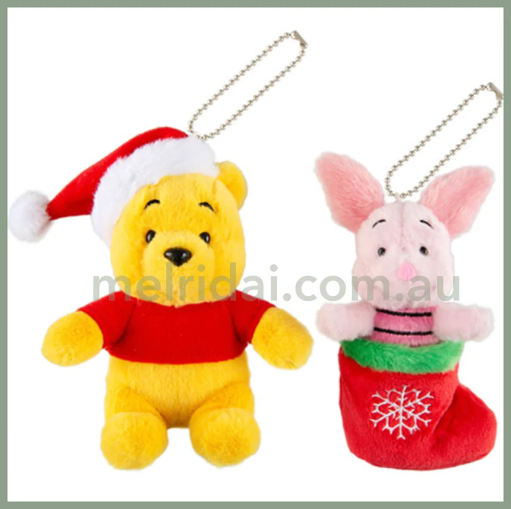 Disneychristmas Collection Winnie The Pooh & Piglet 12Cm&11Cm Set