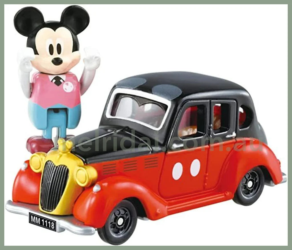 Dream Tomica | No.176 Disney Motors Dreamstar Iv Mickey Mouse W80 X H80 D40Mm 多美卡 米奇 老爷车 汽车模型/玩具车车