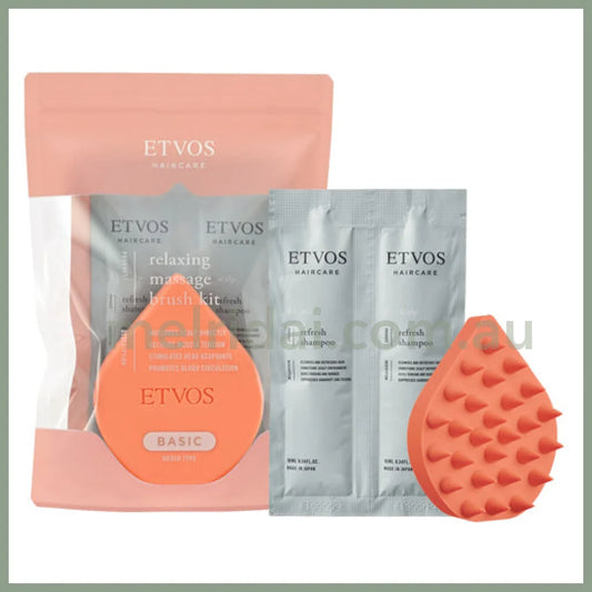 Etvos | Relaxing Massage Brush Kit ( + Shampoo) /