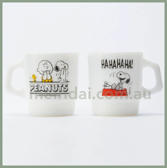 Fire King X Snoopystacking Mug Peanuts Laugh 215Ml