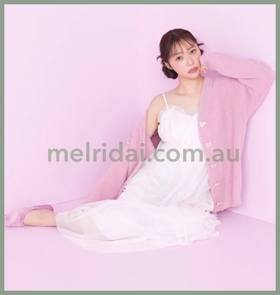 Gelato Pique | Tulle Maxi Cami Dress One-Piece (Valentine’s Day Collection) 冰激凌