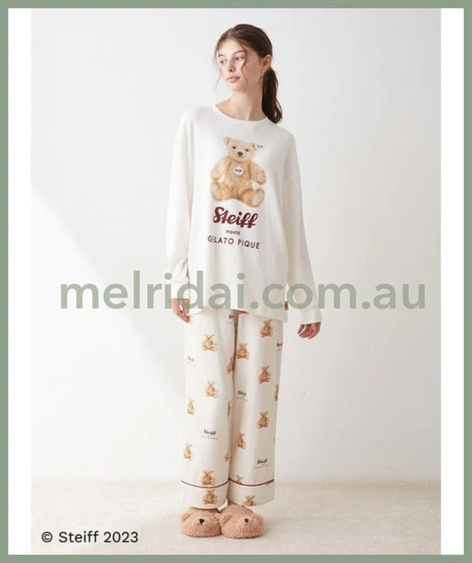 Gelato Pique X Steiff | Long Sleeves Set Free Size +