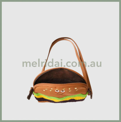 Gladee | Hamburger Sacoche Bag 200 X 180 30Mm 汉堡包造型 斜挎包