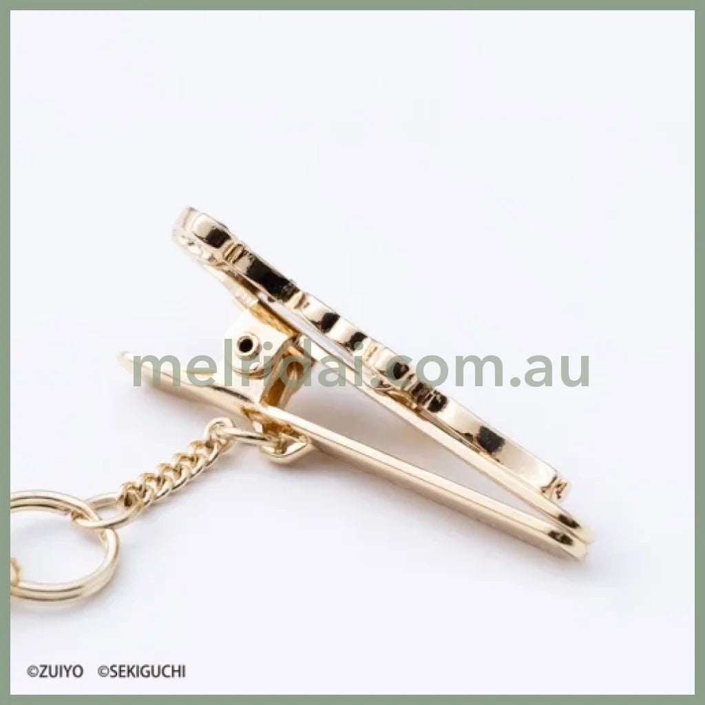 Heidi X Monchhichi | 50Th Anniversary Mental Bag Key Clip Keychain 2.3Cm 4.7Cm（Mini Josef Bebichich)