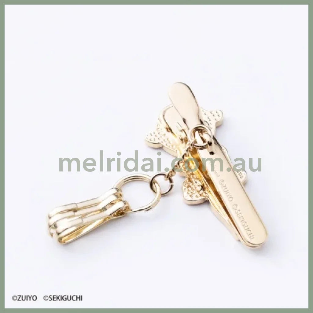 Heidi X Monchhichi | 50Th Anniversary Mental Bag Key Clip Keychain 2.3Cm 4.7Cm（Mini Josef Bebichich)