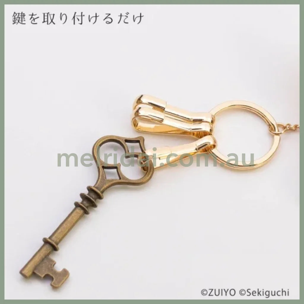 Heidi X Monchhichi | 50Th Anniversary Mental Bag Key Clip Keychain 2.3Cm 4.7Cm（Yuki-Chan