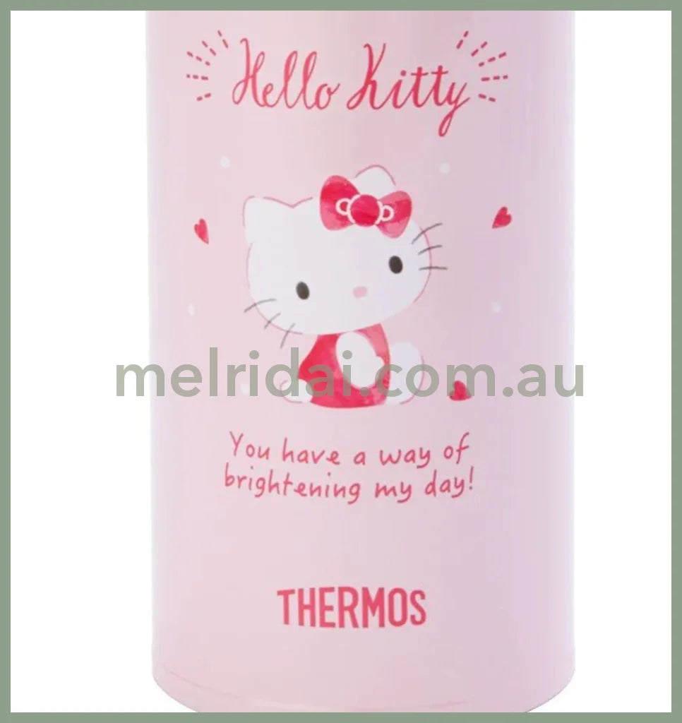 Hello Kitty × Thermosstainless Bottle Pink 350Ml X