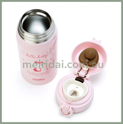 Hello Kitty × Thermosstainless Bottle Pink 350Ml X