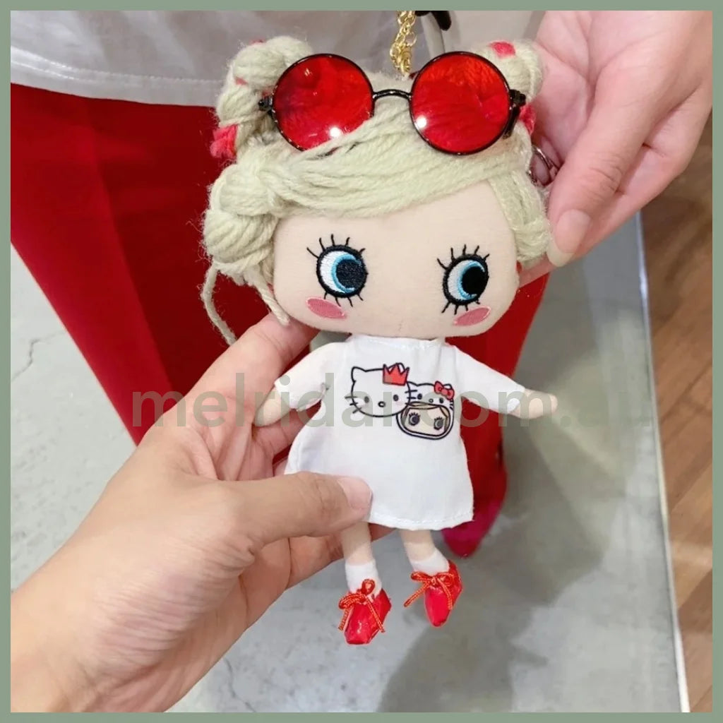 Ilemer X Hello Kitty | 50Th Anniversary Plush Doll/Keychain 18Cm (Limited)