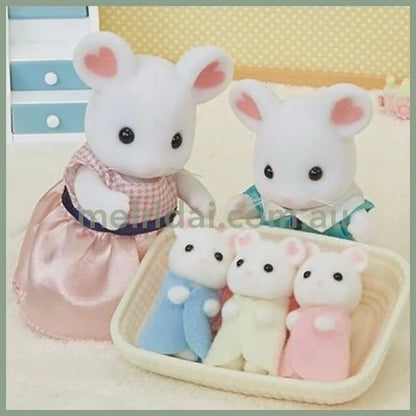 【Jp】Sylvanian Families | Marshmallow Mouse Triplets