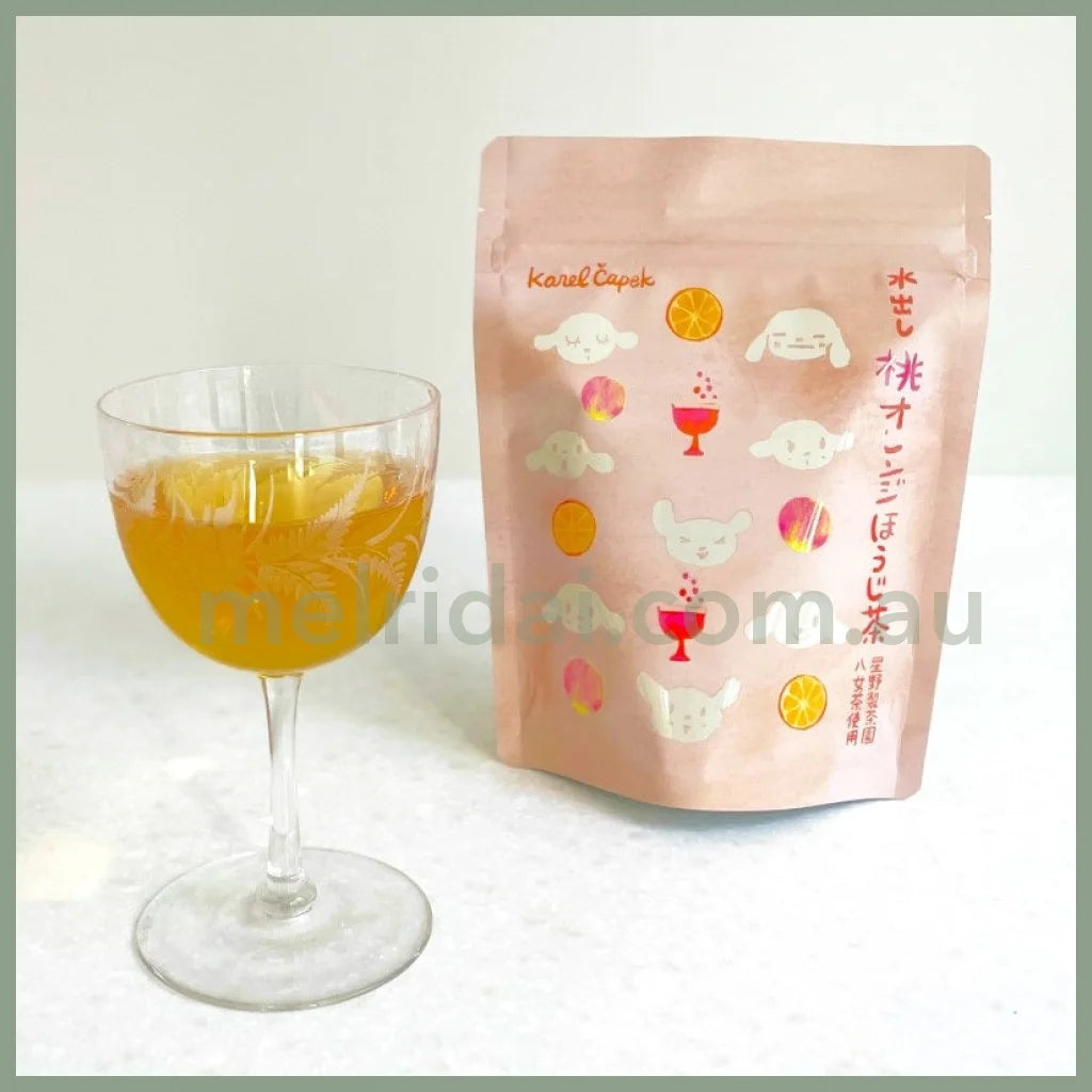 Karelcapekpeach & Orange Hojicha 8 Tea Bags /&