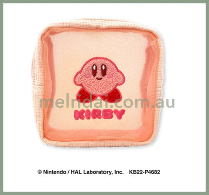 Kirby | Mesh Pouch 13Cm×13Cm×3.5Cm / Pink