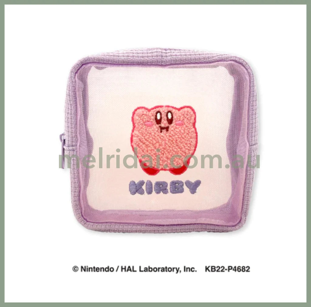 Kirby | Mesh Pouch 13Cm×13Cm×3.5Cm / Purple